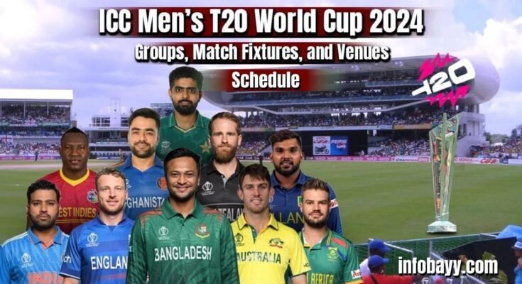 ICC Announces T20 World Cup 2024 Schedule